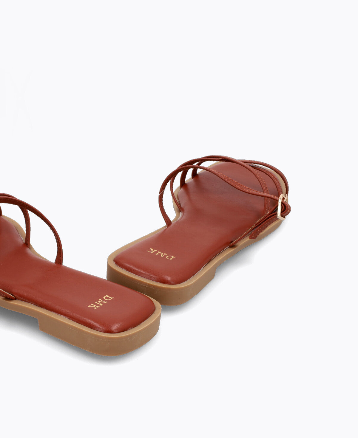 Elly Flat Sandals - Brown