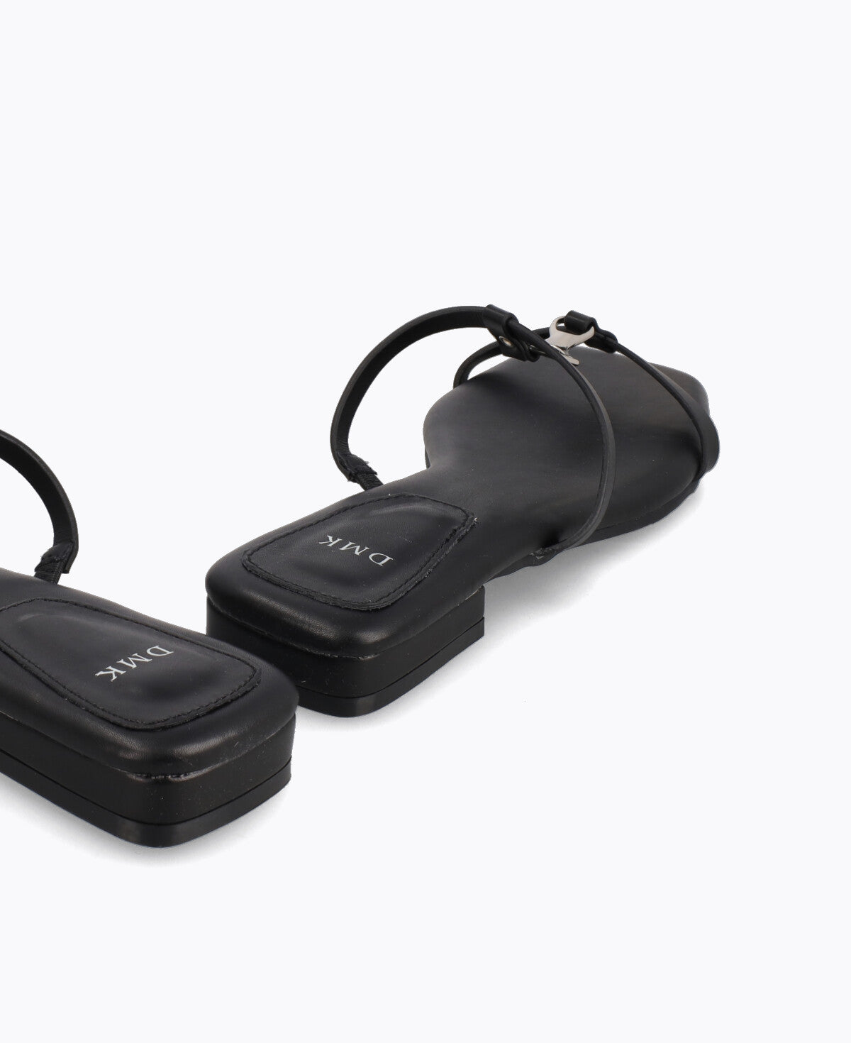 Emma Flat Sandals - Black