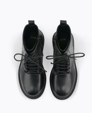 Enzo Combat Boots - Black