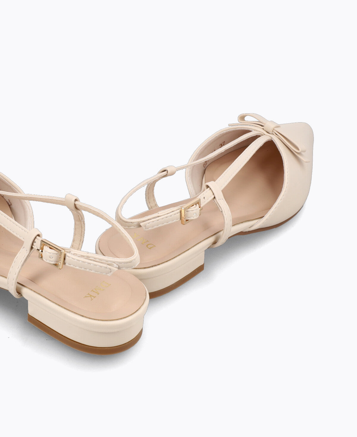 Estelle Slingback Flat Pumps - Beige