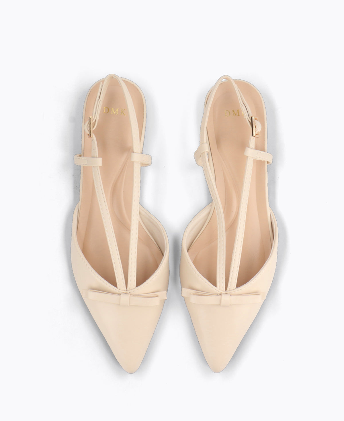 Estelle Slingback Flat Pumps - Beige