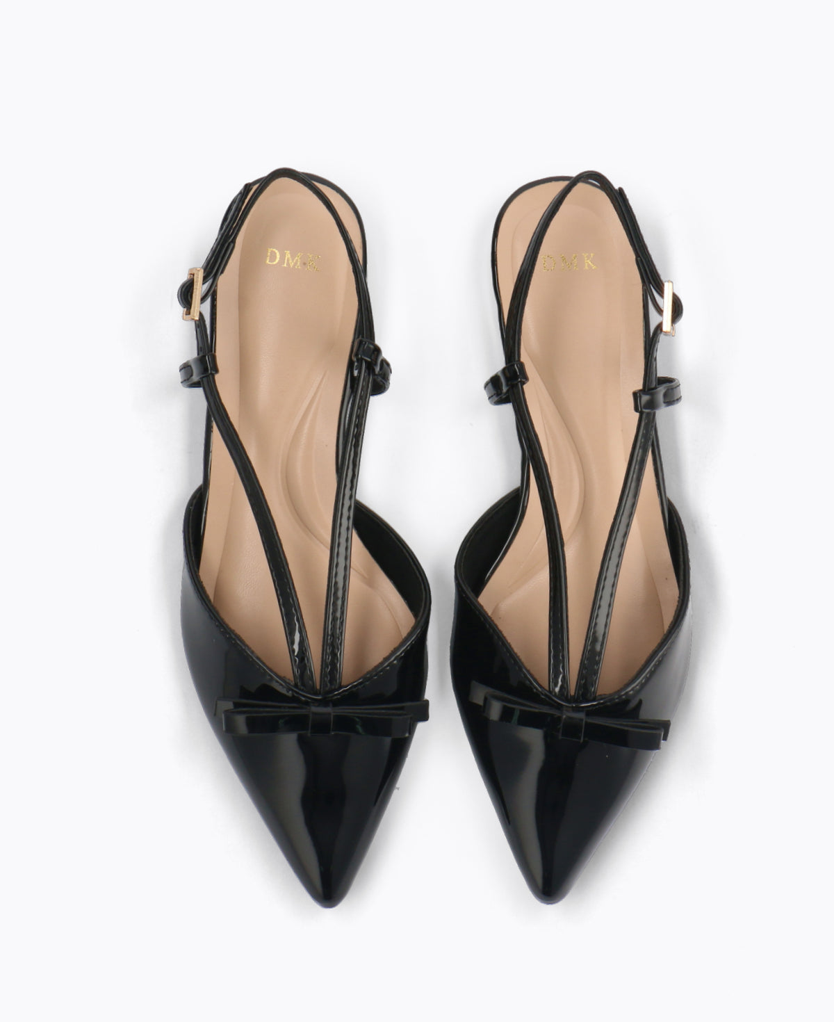 Estelle Slingback Flat Pumps - Black