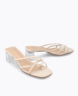 Gigi Heel Sandals - Beige