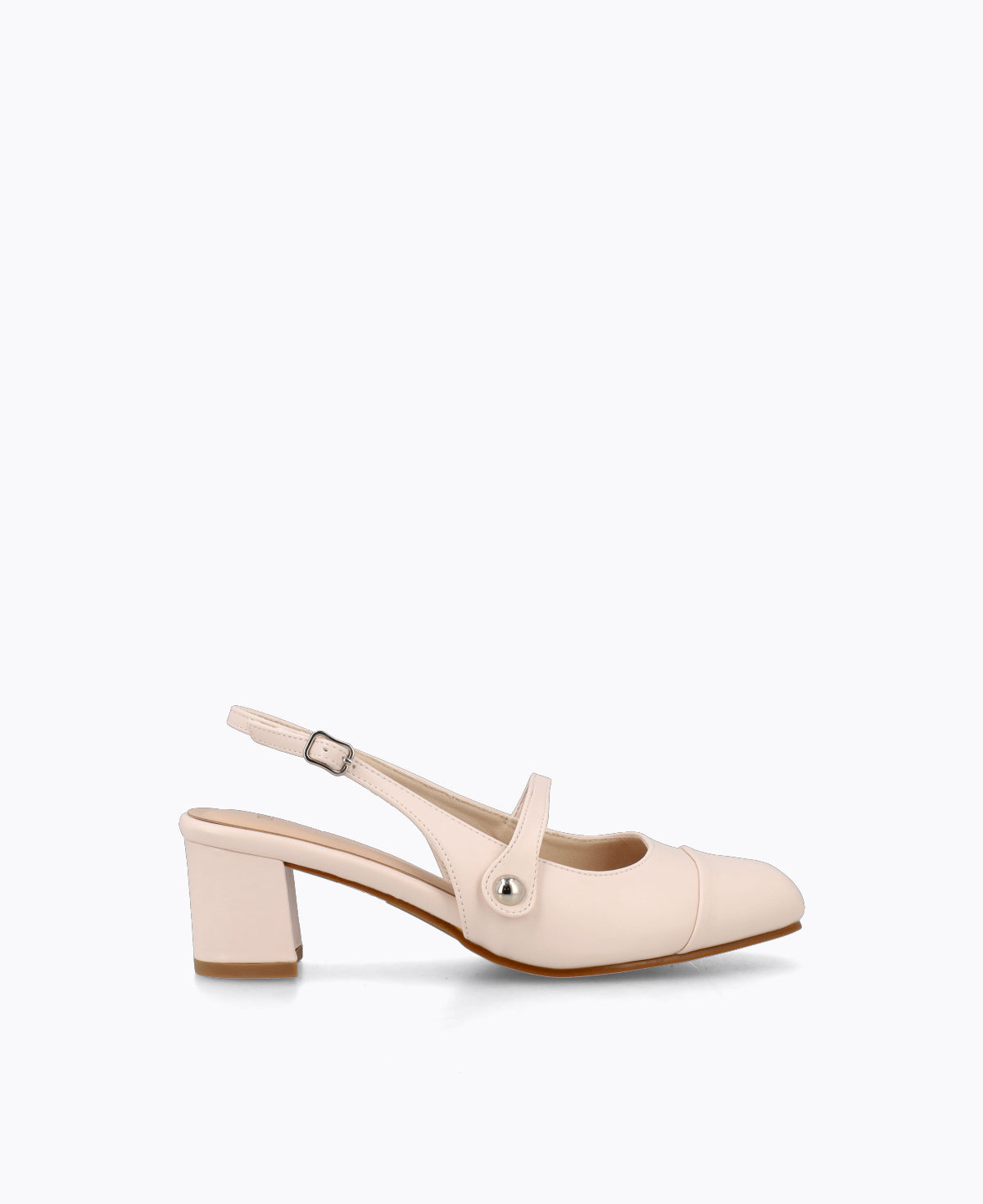 Haelyn Slingback Mary Janes - Beige