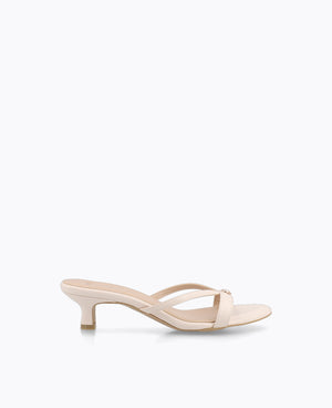 Haven Heel Sandals - Beige