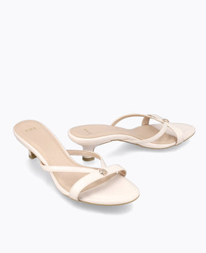 Haven Heel Sandals - Beige