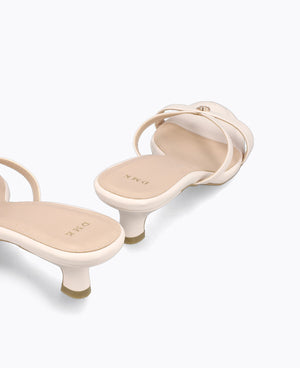 Haven Heel Sandals - Beige