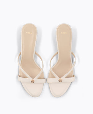 Haven Heel Sandals - Beige