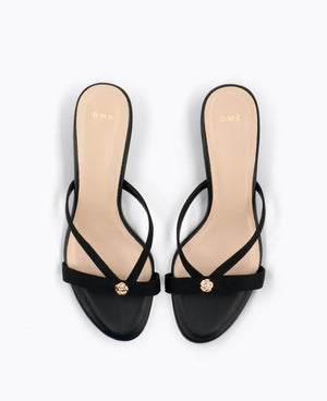 Haven Heel Sandals - Black