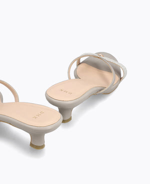 Haven Heel Sandals - Grey