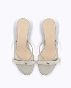 Haven Heel Sandals - Grey