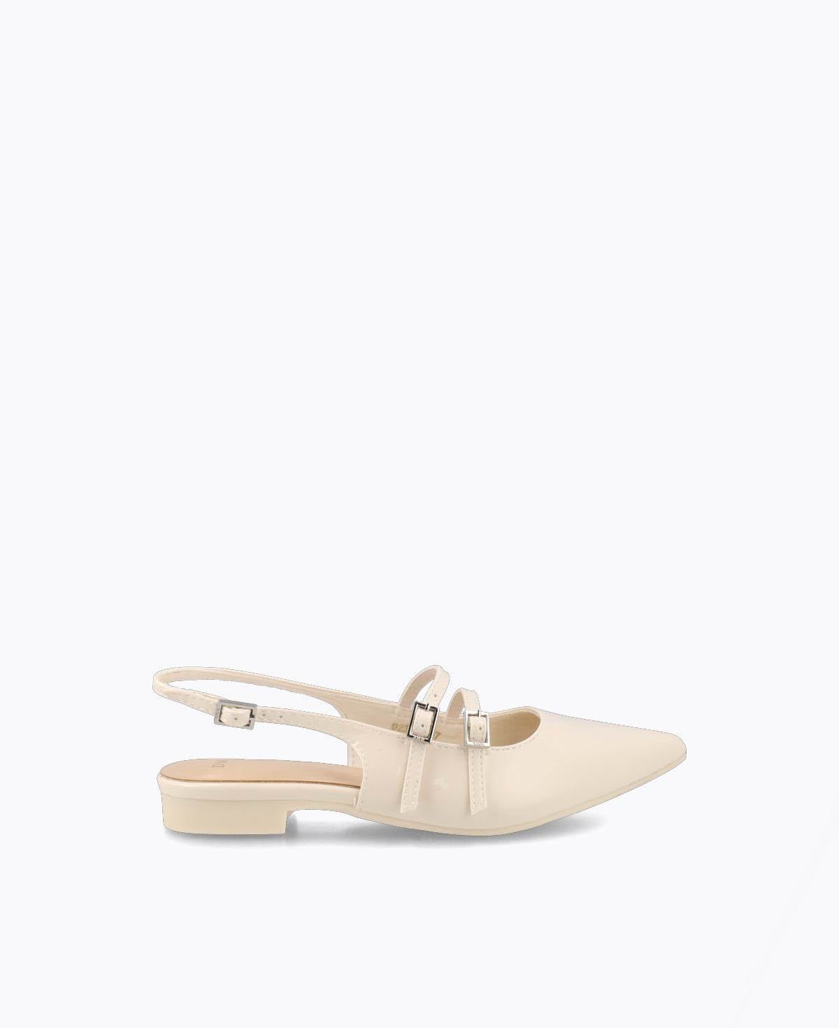 Inca Slingback Mary Jane Flats V2 - Beige