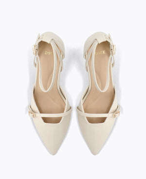 Inez Heel Pumps - Beige