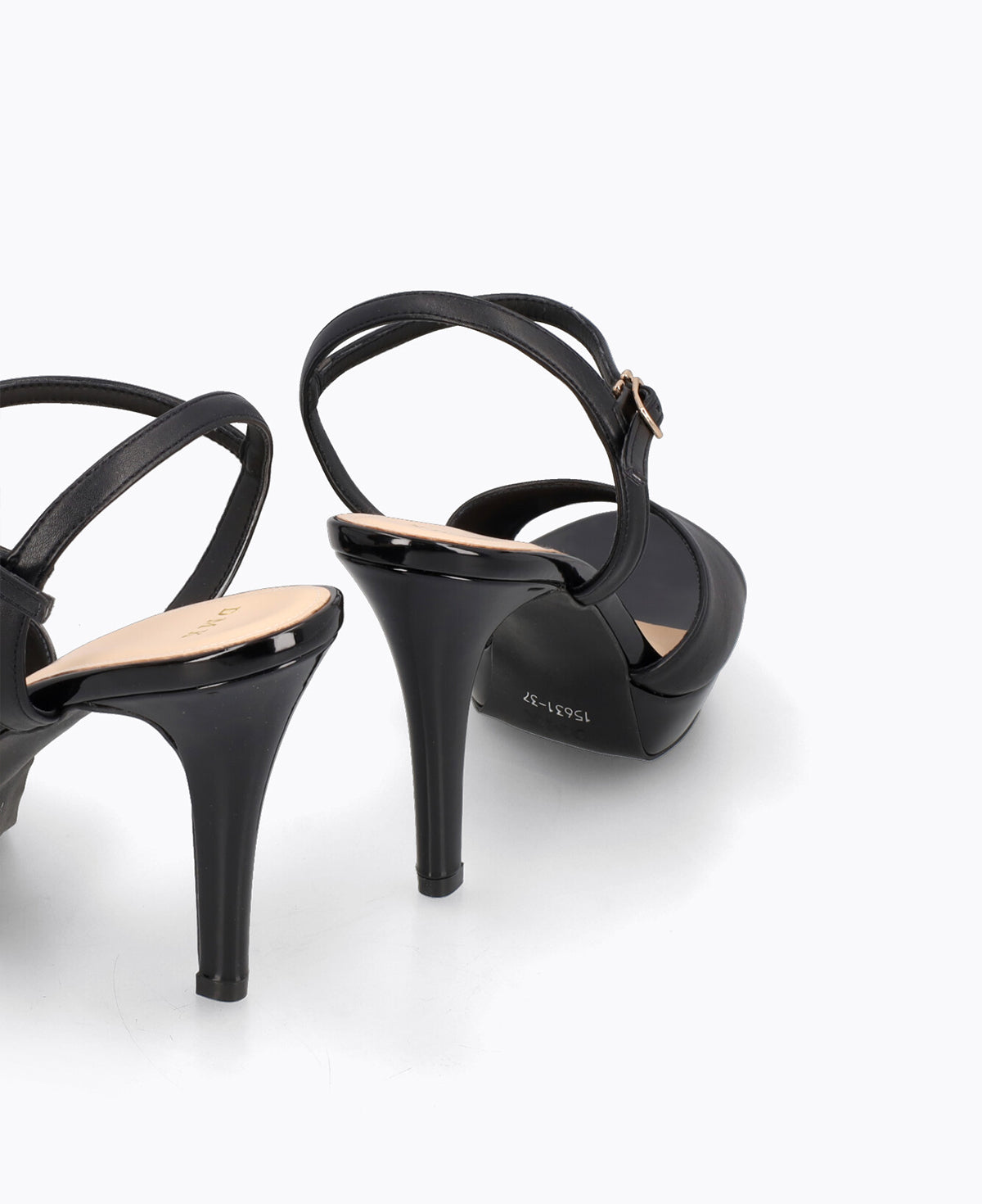 Isadora Platform Heel Sandals - Black