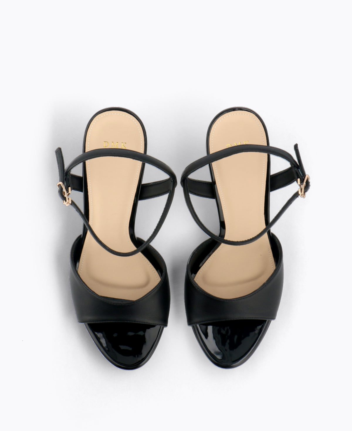 Isadora Platform Heel Sandals - Black
