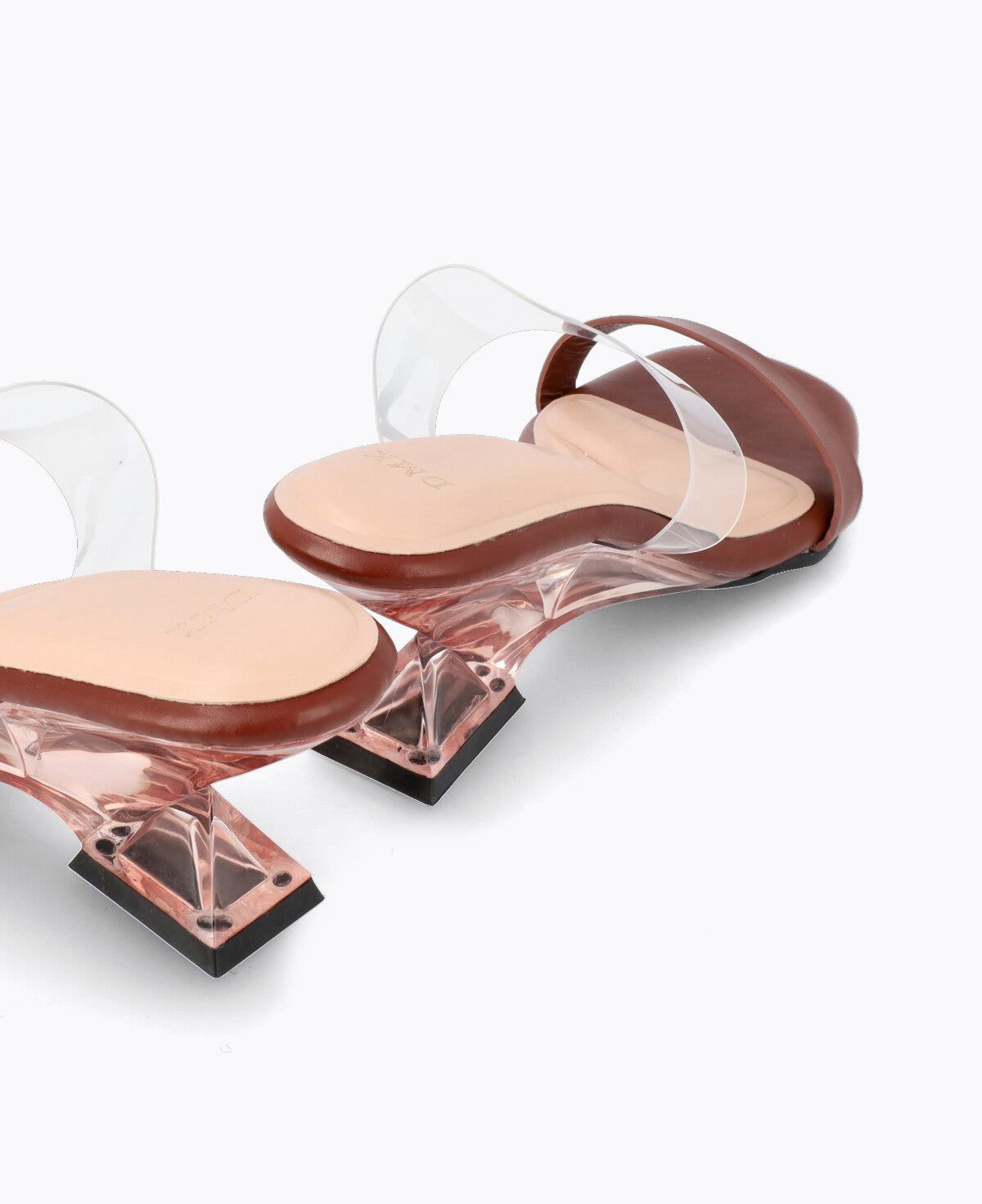 Jackie Heel Sandals - Brown