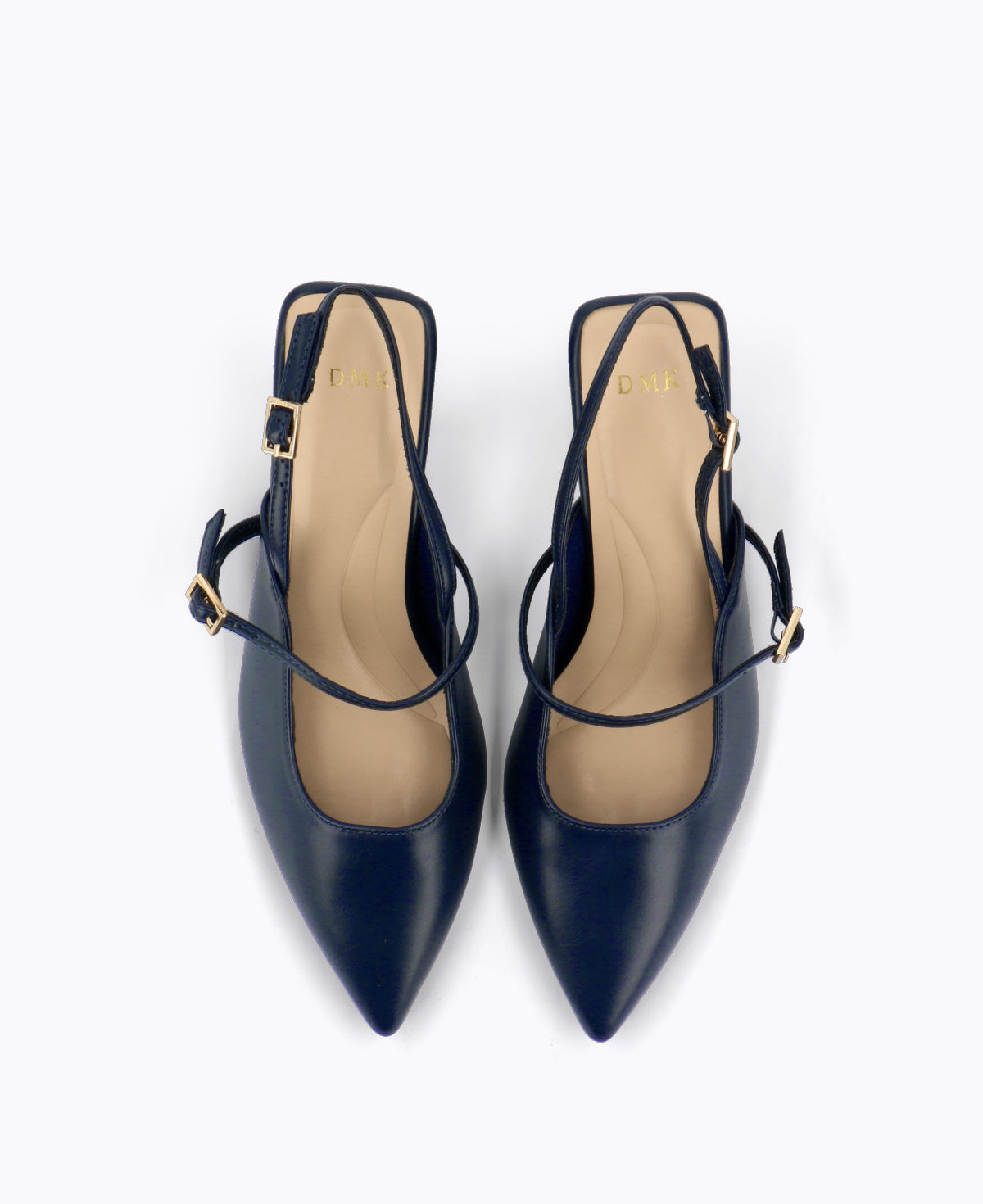 Jazmine Slingback Heel Pumps - Navy