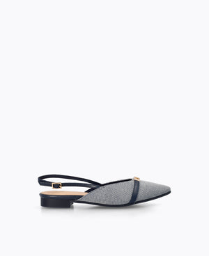 Jean Slingback Pumps - Blue
