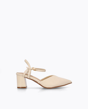 Jessie Heel Pumps - Beige