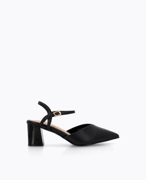 Jessie Heel Pumps - Black