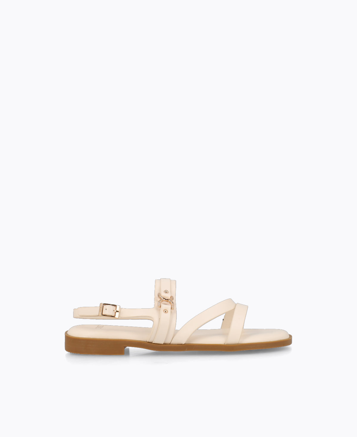Jolie Flat Sandals - Beige