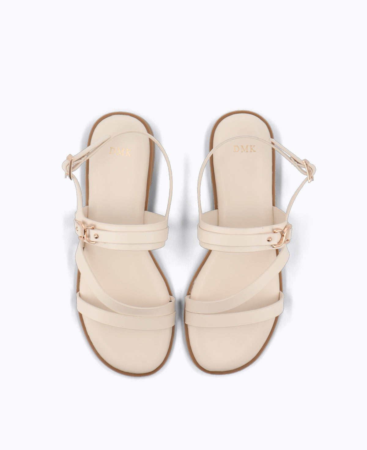 Jolie Flat Sandals - Beige