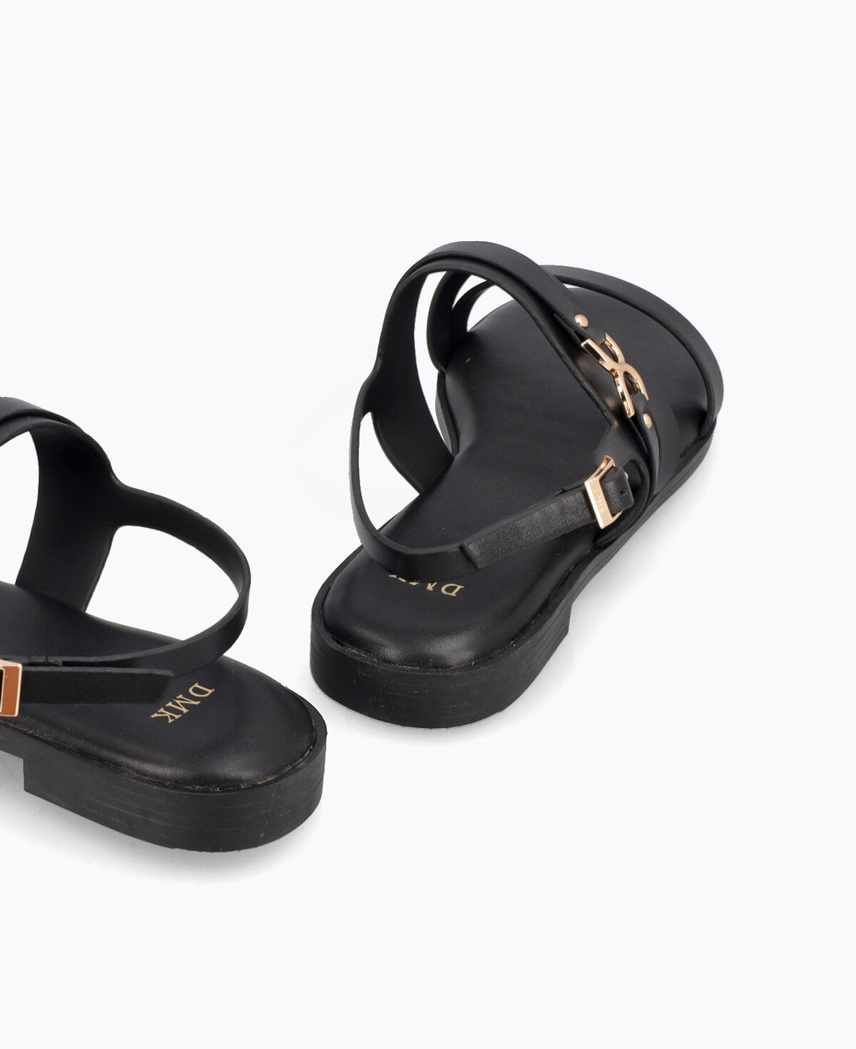 Jolie Flat Sandals - Black