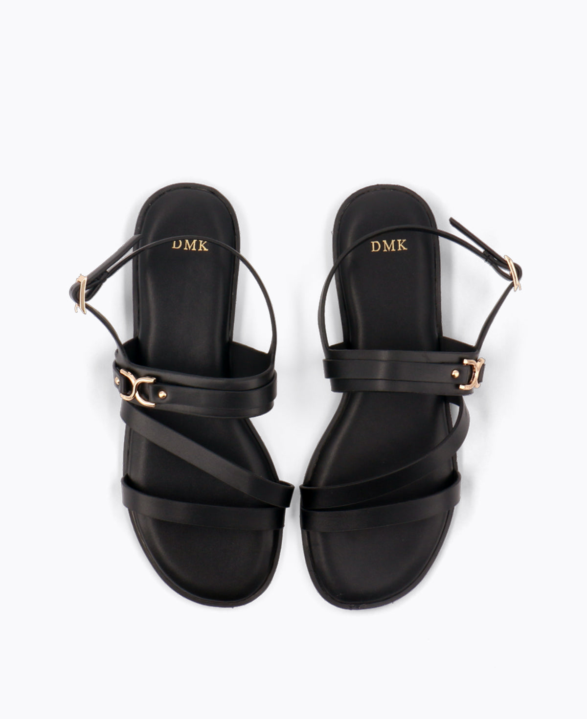 Jolie Flat Sandals - Black