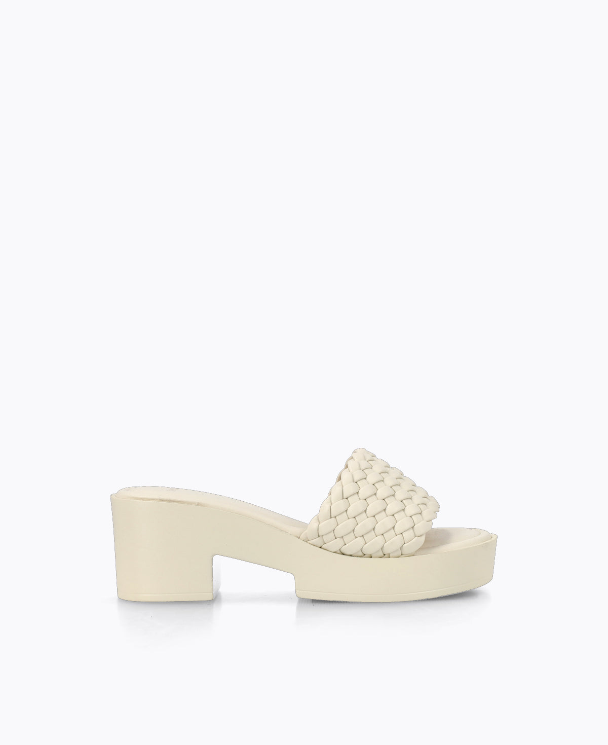 Kaia Platform Heel Sandals - Beige