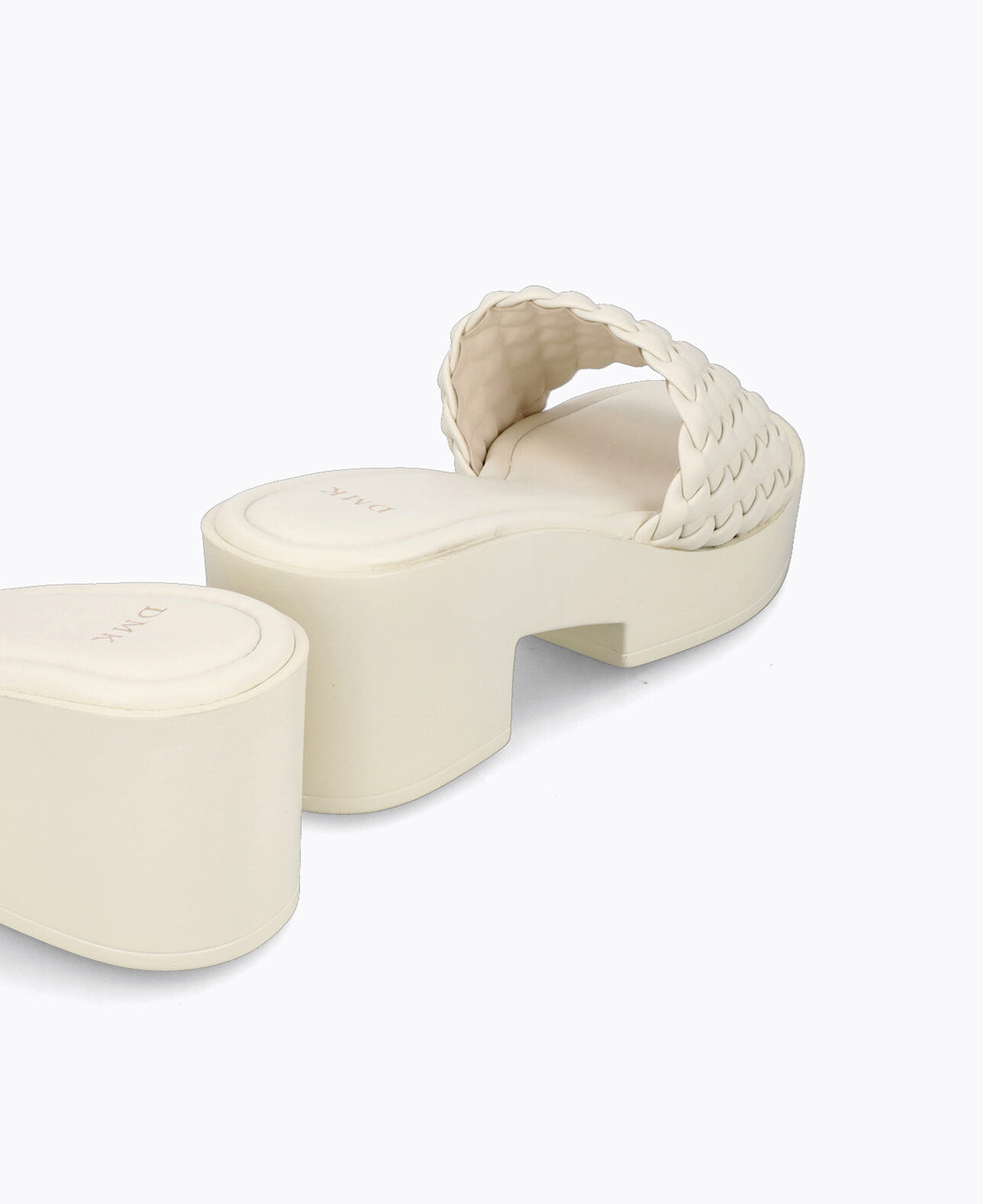 Kaia Platform Heel Sandals - Beige