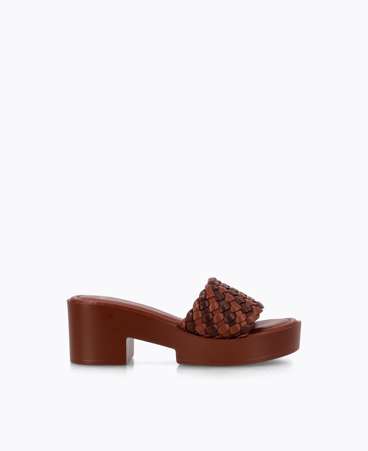 Kaia Platform Heel Sandals - Brown