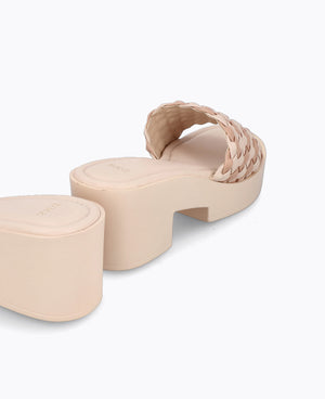 Kaia Platform Heel Sandals - Pink