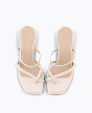 Kenzie Heel Sandals - Beige