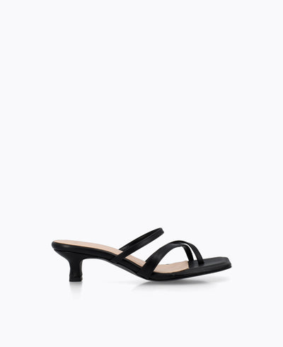 Kenzie Heel Sandals - Black