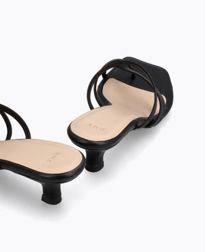 Kenzie Heel Sandals - Black