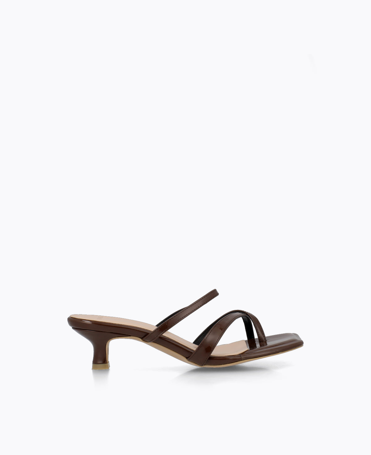 Kenzie Heel Sandals - Brown