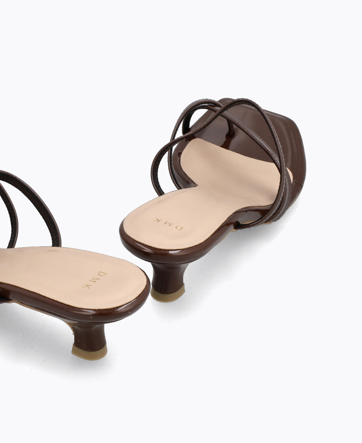 Kenzie Heel Sandals - Brown