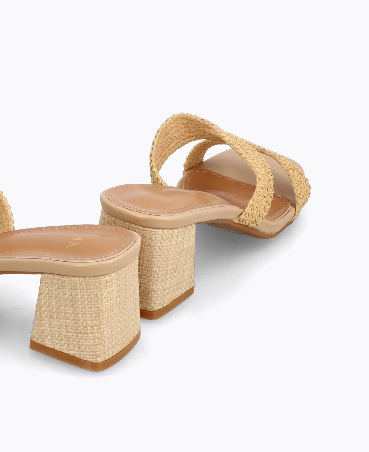 Lara Heel Sandals - Beige