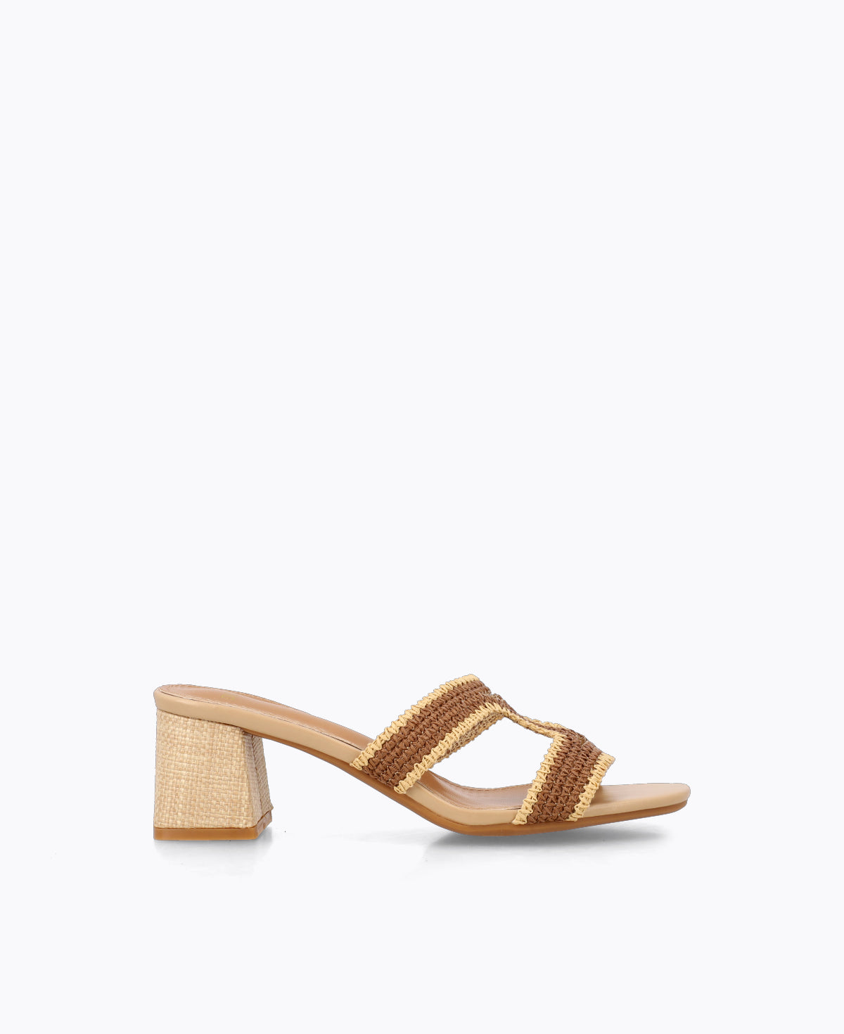 Lara Heel Sandals - Brown