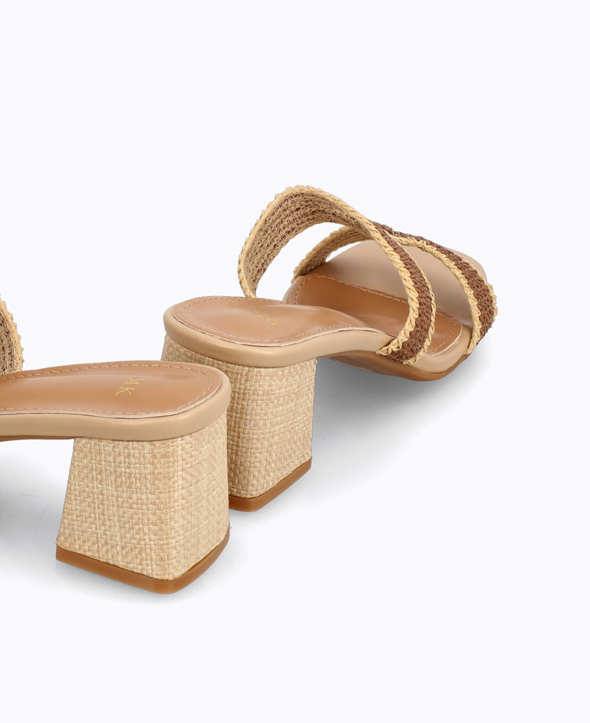 Lara Heel Sandals - Brown