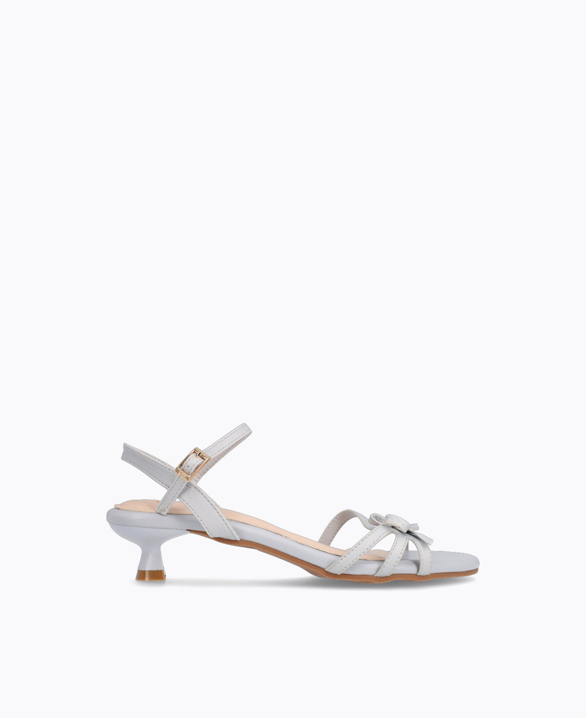 Leah Bow Heel Sandals - Blue