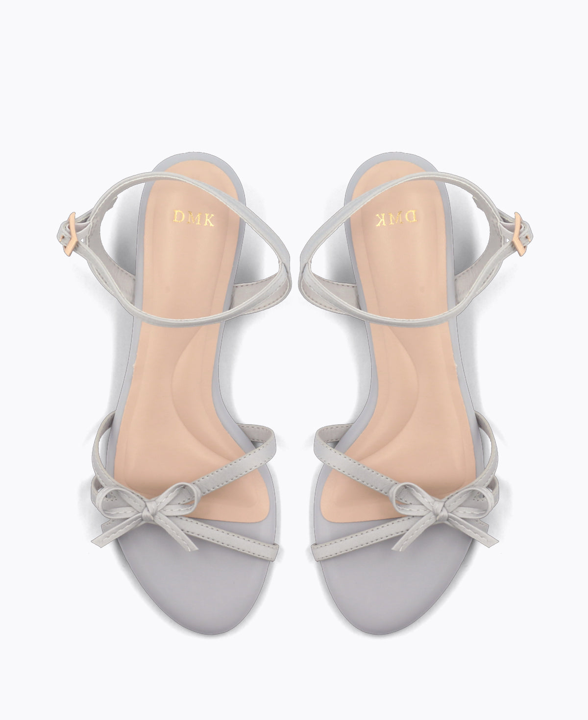 Leah Bow Heel Sandals - Blue