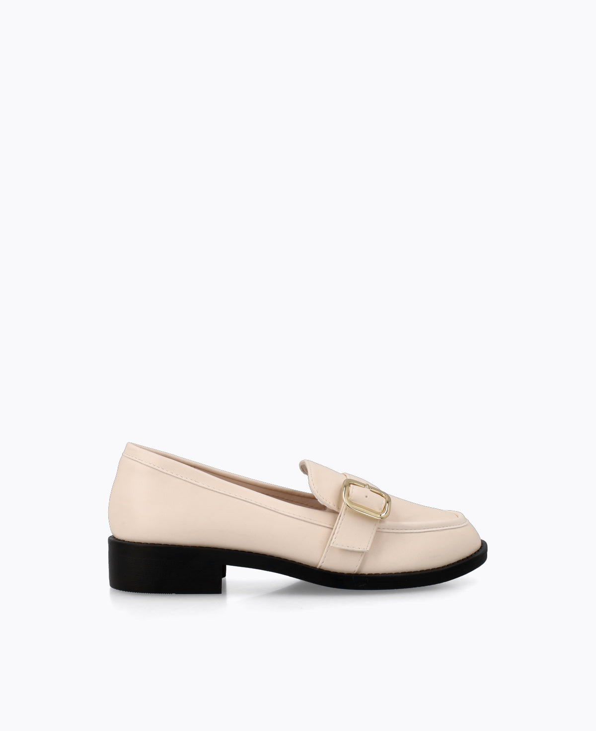 Lola Platform Loafers - Beige