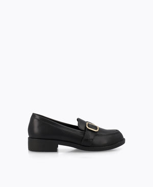 Lola Platform Loafers - Black