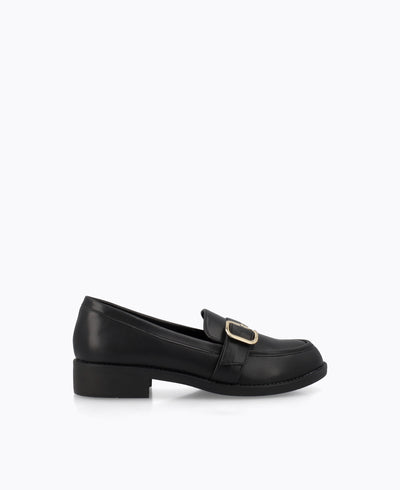 Lola Platform Loafers - Black