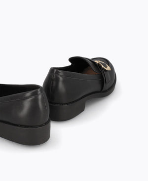 Lola Platform Loafers - Black