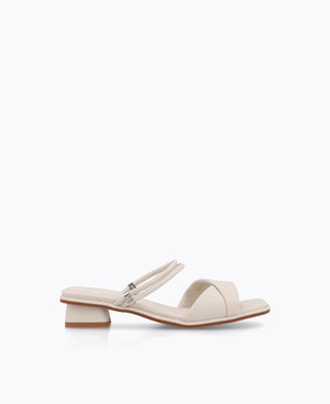 Maela Heel Sandals - Beige