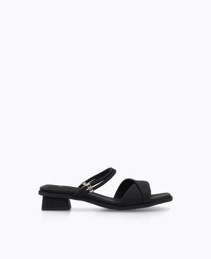 Maela Heel Sandals - Black