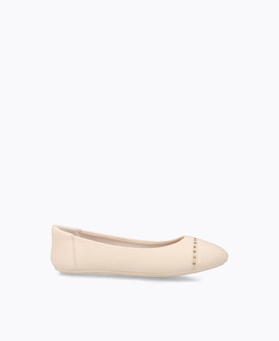 Miyo Ballerina Flats - Beige