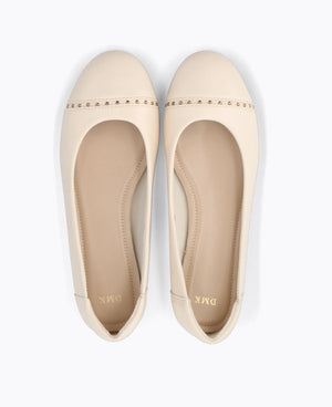 Miyo Ballerina Flats - Beige